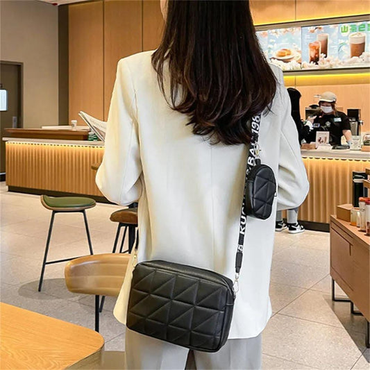 ( 2 Piece ) Girls Cross-body Bag | Best Quality Shoulder Bag For Girls / Women | Pu Leather Cross-body Bag
