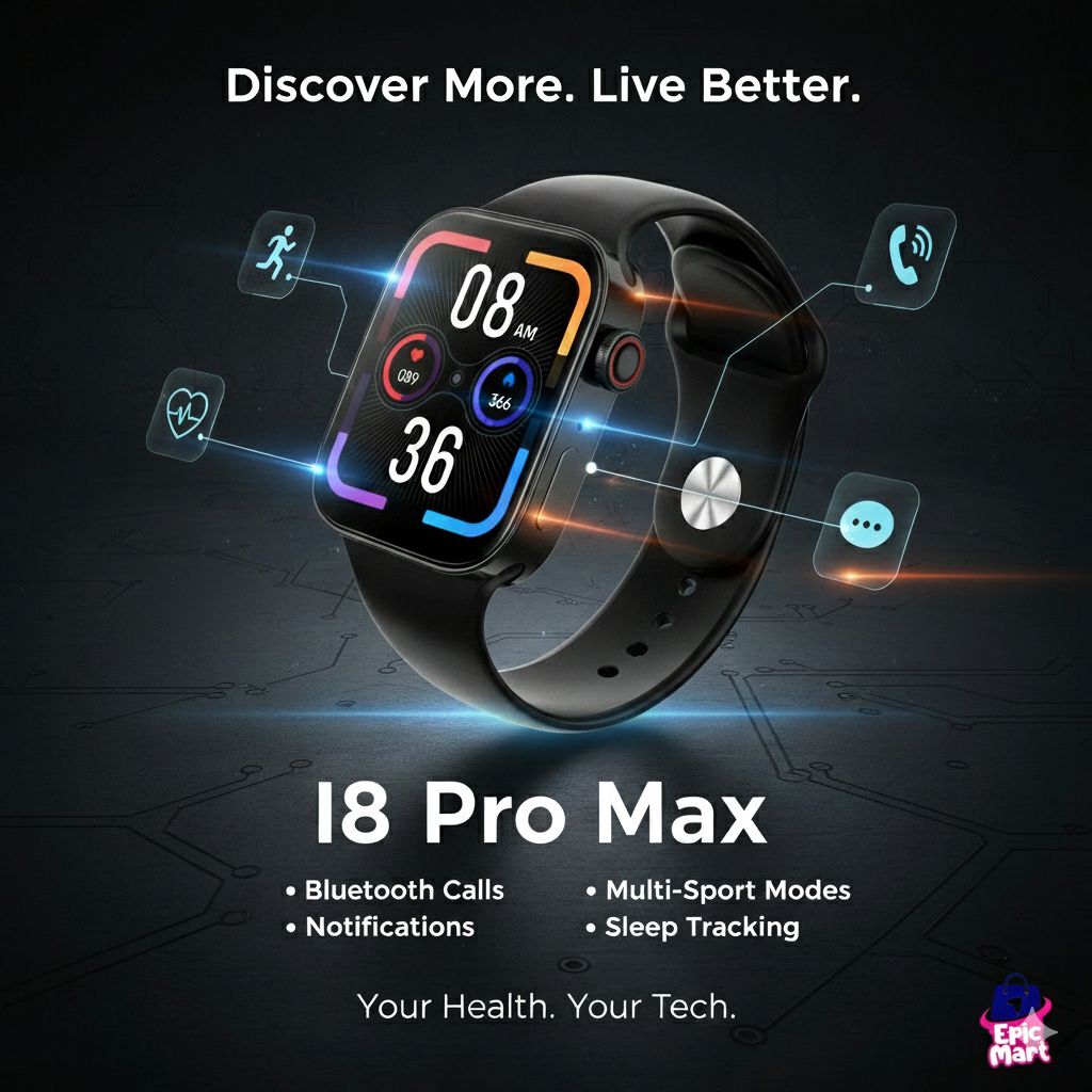 I8 Pro Max Smart Watch Series- Full Screen Touch pro max smartwatch