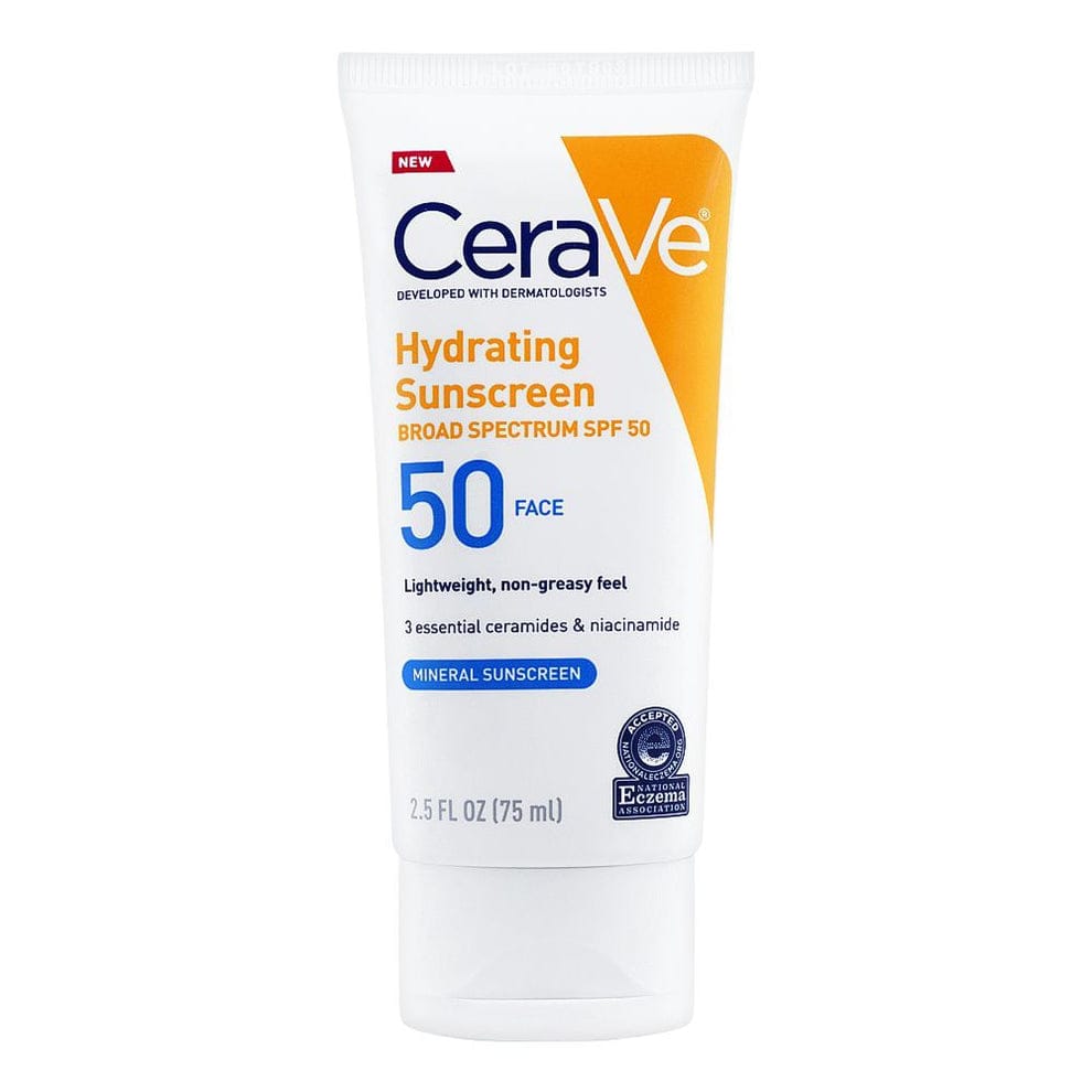 Cerave Hydrating Mineral Sunscreen Spf 50 | 100 Ml – Sunblock