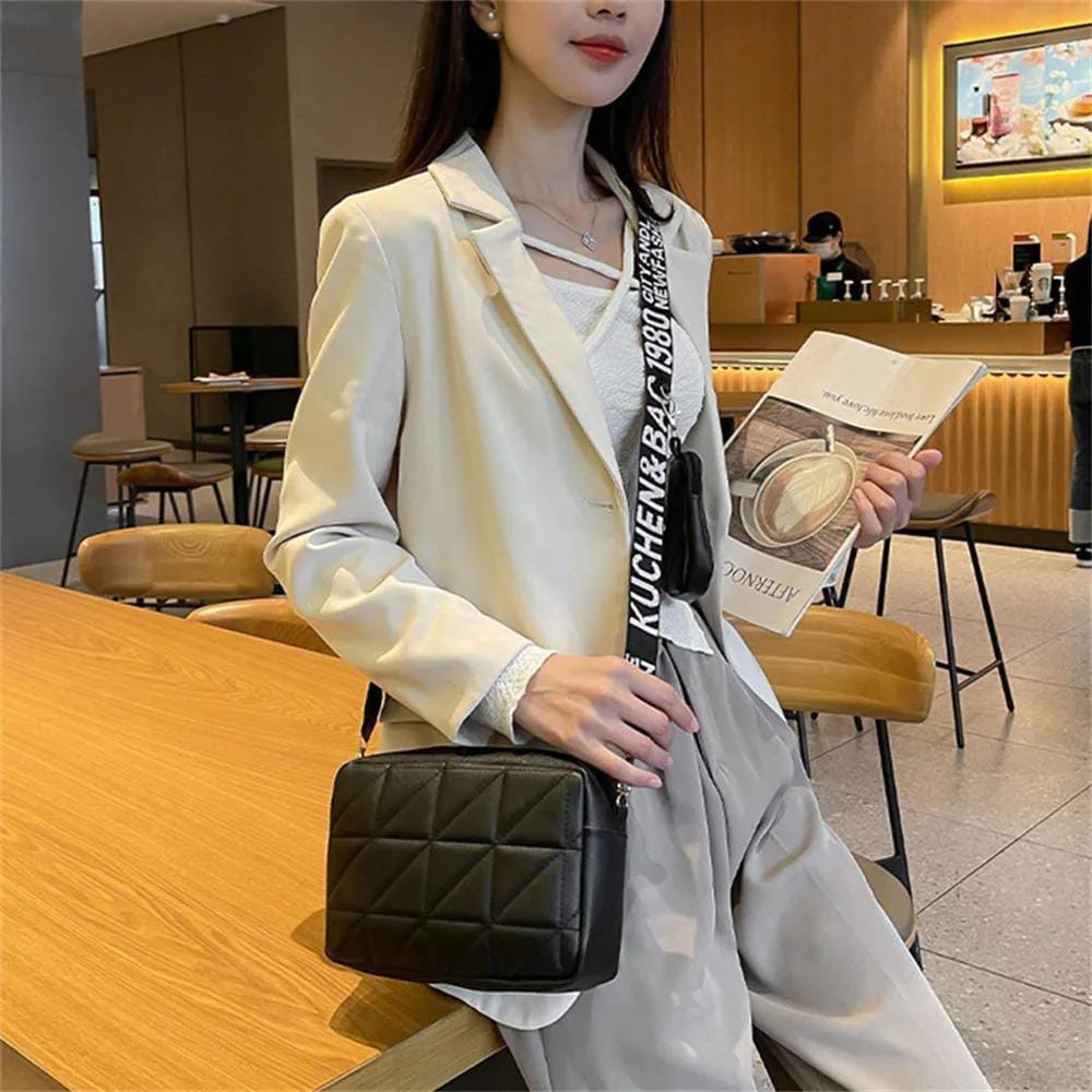 ( 2 Piece ) Girls Cross-body Bag | Best Quality Shoulder Bag For Girls / Women | Pu Leather Cross-body Bag