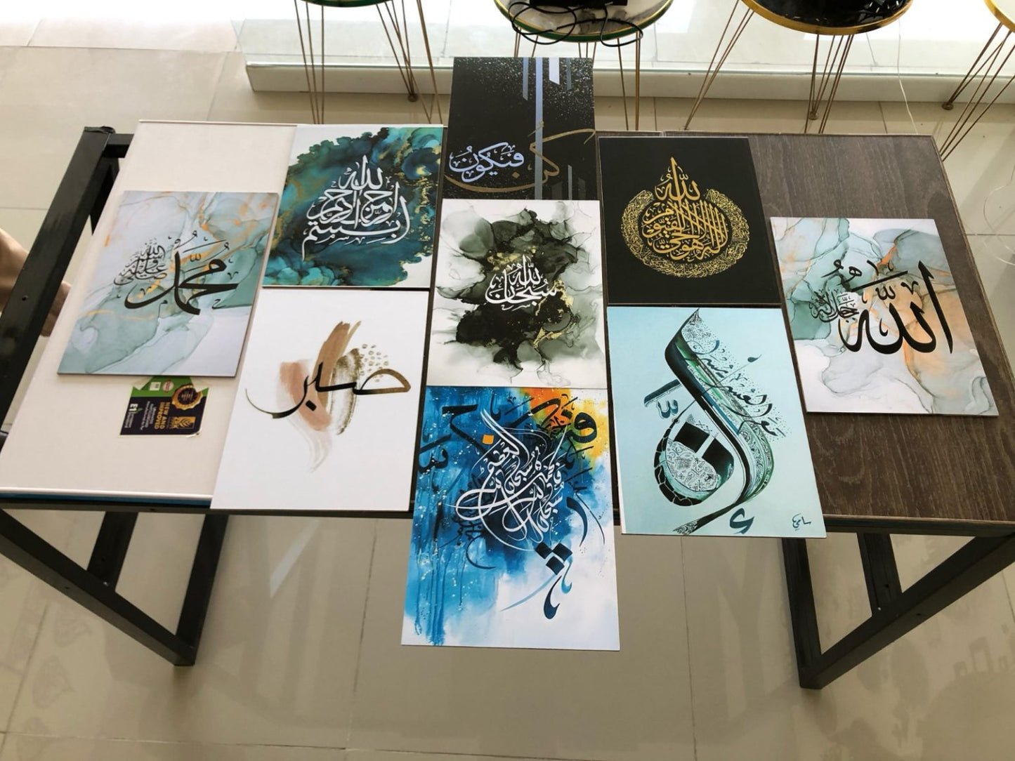 Home Decoration Item 9 Pcs Wall Decor Photo On Wall Canvas Art Decor For Home Easy Set Up With Both side Tape