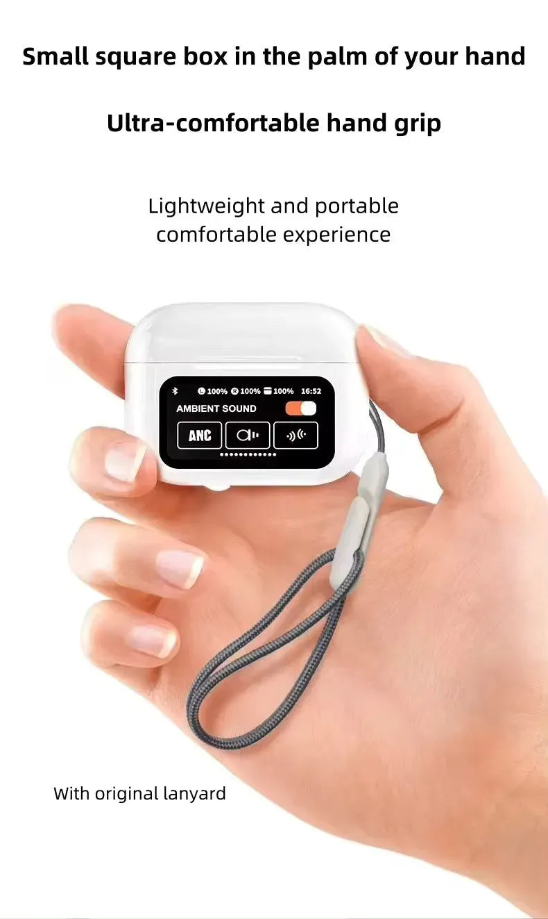 A9 Pro Airpods Pro | Screen Airpods A9 Pro LCD Earbuds- for android & IOS