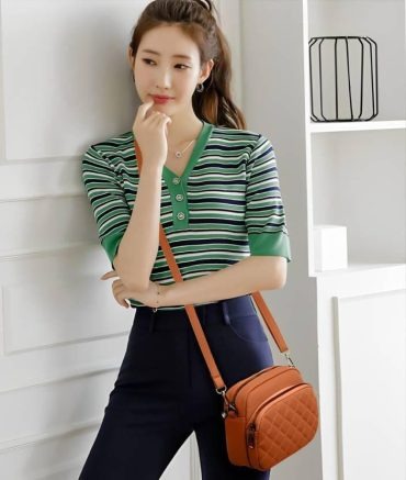 ( 1 Piece ) Women’s Pu Leather Embroidered Shoulder Bag | Best Quality Shoulder Bag For Women | Women Fashion