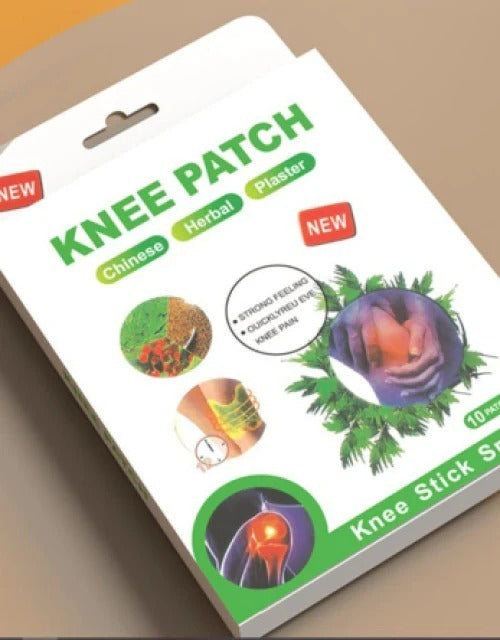 Herbal Knee Pain Relief Patch – Heat Therapy for Joint & Muscle Comfort, Natural Ingredients Pack Of 10 Pcs